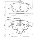 Bosch Bremsbelag 0 986 495 312 Bosch Bremsbelag 0 986 495 312