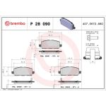 BREMBO Bremsklötze HA P 28 090 BREMBO Bremsklötze HA P 28 090