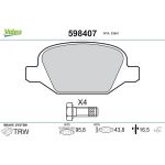 Valeo Bremsbelagsatz 598407