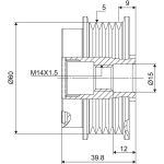 Generatorfreilauf 588097 Generatorfreilauf 588097