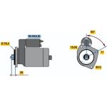 Bosch Anlasser 0001125521 Bosch Anlasser 0001125521