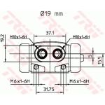 TRW Radbremszylinder BWD189 TRW Radbremszylinder BWD189