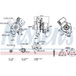 NISSENS Turbolader 93413 NISSENS Turbolader 93413