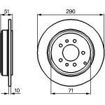 Bremsscheibe HA 0 986 478 733 Bremsscheibe HA 0 986 478 733