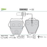Valeo Bremsbelagsatz 598992