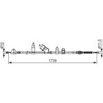Handbremsseil re 1987482566 Handbremsseil re 1987482566