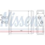 Nissens Heizungskühler PKW 71442 Nissens Heizungskühler PKW 71442