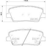 BREMBO Bremsklötze HA P 30 105
