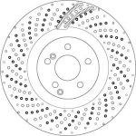 15 481 204 Bremsscheibe VA DF6873S 15 481 204 Bremsscheibe VA DF6873S