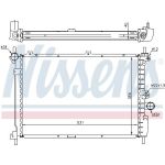 Nissens Wasserkühler PKW 63278A Nissens Wasserkühler PKW 63278A