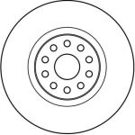 Bremsscheibe Alfa S. 166 2.0-3 DF4059 Bremsscheibe Alfa S. 166 2.0-3 DF4059