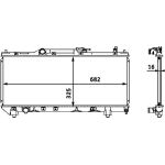 MAHLE Kühler, Motorkühlung CR 543 000S MAHLE Kühler, Motorkühlung CR 543 000S