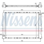 Nissens Wasserkühler PKW 642161 Nissens Wasserkühler PKW 642161