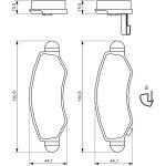 Bosch Bremsbelagsatz 0 986 494 458 Bosch Bremsbelagsatz 0 986 494 458