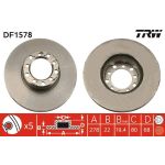 TRW Bremsscheibe DF1578 TRW Bremsscheibe DF1578