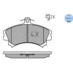 MEYLE Bremsbelagsatz Volvo S40/V70 252192015
