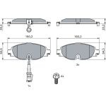 Bosch Bremsbelagsatz 0 986 494 660 Bosch Bremsbelagsatz 0 986 494 660