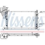 Nissens Wasserkühler PKW 62597A Nissens Wasserkühler PKW 62597A