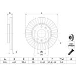 Bremsscheibe 0 986 479 779 Bremsscheibe 0 986 479 779