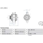 Bosch Lichtmaschine 0 986 044 910 Bosch Lichtmaschine 0 986 044 910