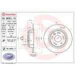 86 482 033 Bremsscheibe HA 08.B653.11 86 482 033 Bremsscheibe HA 08.B653.11
