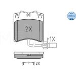 Bremsbelagsatz Vw P. T4 90-03 Mit Sensor 025 231 7618/W Bremsbelagsatz Vw P. T4 90-03 Mit Sensor 025 231 7618/W