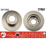 TRW Bremsscheibe DF1565 TRW Bremsscheibe DF1565