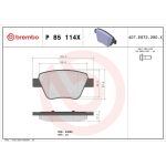 BREMBO Bremsklötze Xtra HA P 85 114X BREMBO Bremsklötze Xtra HA P 85 114X