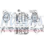 Nissens Klimakompressor PKW 890069 Nissens Klimakompressor PKW 890069