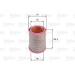 Valeo Luftfilter 585711 Valeo Luftfilter 585711