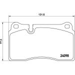 BREMBO Bremsklötze VA P 85 110