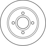 TRW Bremsscheibe DF2623 TRW Bremsscheibe DF2623