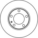 TRW Bremsscheibe DF2553