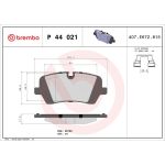 BREMBO Bremsklötze HA P 44 021 BREMBO Bremsklötze HA P 44 021