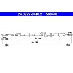 ATE Handbremsseil 24.3727-0448.2 ATE Handbremsseil 24.3727-0448.2