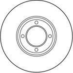 TRW Bremsscheibe DF1633