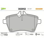 Valeo Bremsbelagsatz 302052 Valeo Bremsbelagsatz 302052