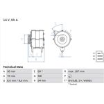 Bosch Lichtmaschine 0 986 044 591 Bosch Lichtmaschine 0 986 044 591