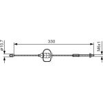 Bosch Handbremsseil 1987482121 Bosch Handbremsseil 1987482121