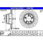 Bremsscheibe Porsche S. 911 00-12 Pr 24.0134-0102.1 Bremsscheibe Porsche S. 911 00-12 Pr 24.0134-0102.1