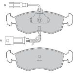 Valeo Bremsbelagsatz 598422 Valeo Bremsbelagsatz 598422