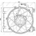 Lüfter Motorkühlung 47063 Lüfter Motorkühlung 47063