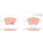 Bremsklötze VA SUV/LCV GDB1651 Bremsklötze VA SUV/LCV GDB1651