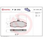BREMBO Bremsklötze VA P 24 013 BREMBO Bremsklötze VA P 24 013