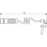 Bosch Bremsbelagverschleißsensor 1987473057