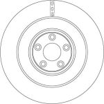 52 482 029 Bremsscheibe HA DF6654S 52 482 029 Bremsscheibe HA DF6654S