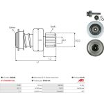 Freilaufgetriebe, Starter SD5038 Freilaufgetriebe, Starter SD5038