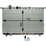 MAHLE Kühler, Motorkühlung CR 1291 000P MAHLE Kühler, Motorkühlung CR 1291 000P