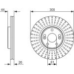 Bremsscheibe 0 986 479 668 Bremsscheibe 0 986 479 668