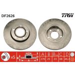 TRW Bremsscheibe DF2626 TRW Bremsscheibe DF2626